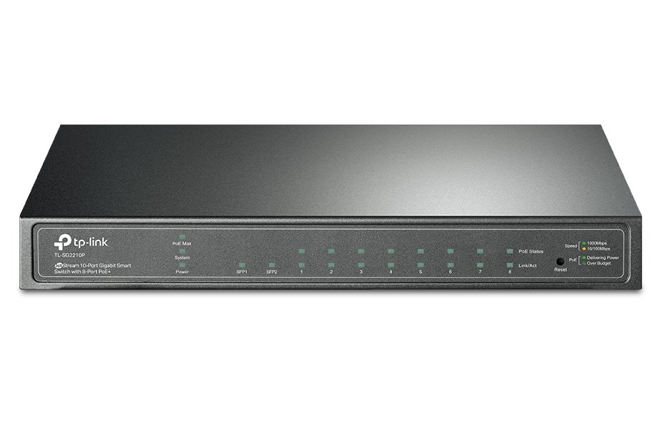 TP-Link TL-SG2210P, Gbit 8-Port POE Switch (P)