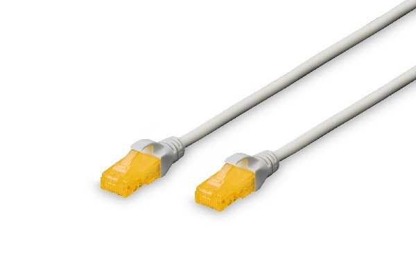 Digitus CAT 6A U-UTP patch cable, Cu, LSZH AWG 26/7, length 0.5m, color grey DK-1613-A-005