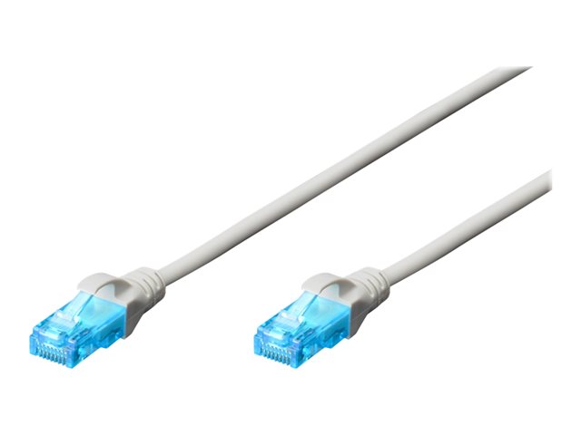 Digitus Ecoline Patch Cable, UTP, CAT 5e, AWG 26/7, bílý 2m, 1ks DK-1512-020/WH