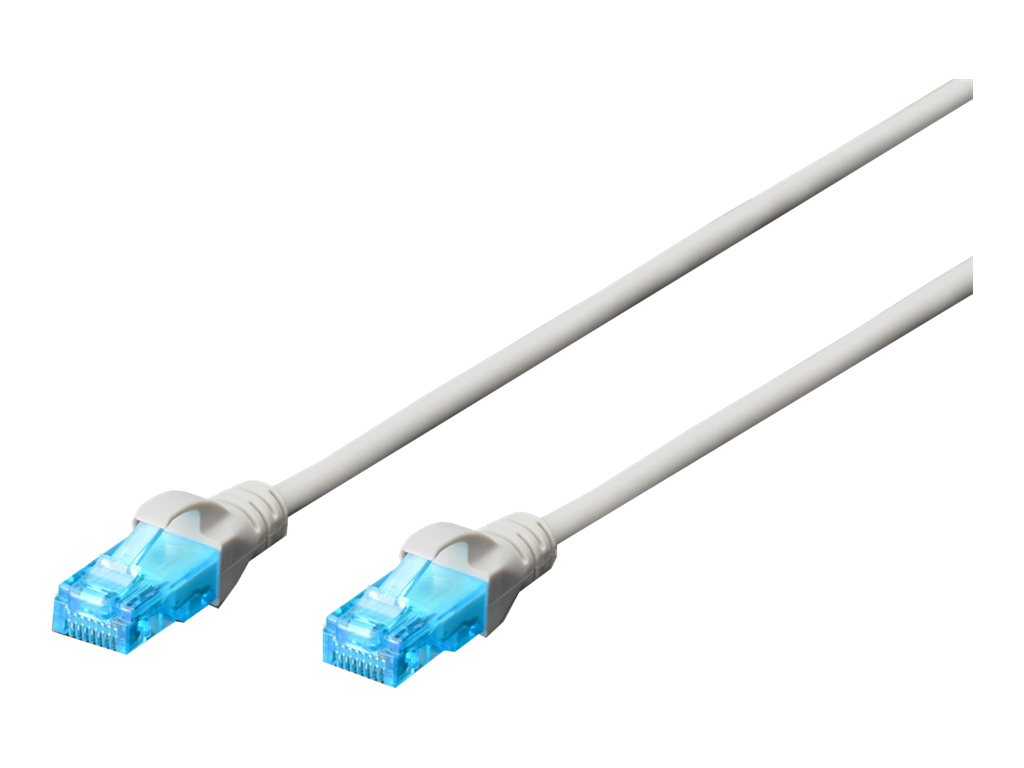 Digitus Ecoline Patch Cable, UTP, CAT 5e, AWG 26/7, bílý 5m, 1ks DK-1512-050/WH