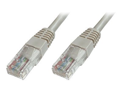 Digitus Ecoline Patch Cable, UTP, CAT 5e, AWG 26/7, šedý 0,5m, 1ks DK-1512-005