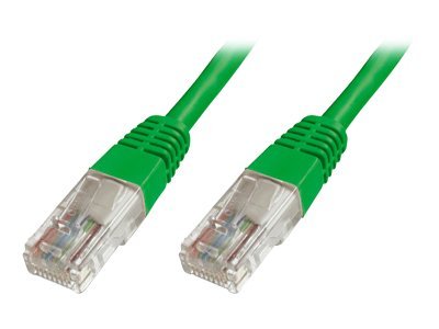 Digitus Ecoline Patch Cable, UTP, CAT 5e, AWG 26/7, zelený 1m, 1ks DK-1512-010/G