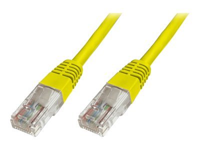 Digitus Ecoline Patch Cable, UTP, CAT 5e, AWG 26/7, žlutý 1m, 1ks DK-1512-010/Y