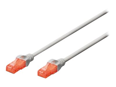 Digitus Ecoline Patch Cable, UTP, CAT 6e, AWG 26/7, červený 3m, 1ks DK-1612-030/R