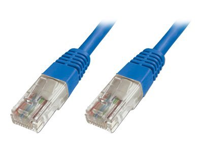 Digitus Ecoline Patch kabel, UTP, CAT 5e, AWG 26/7, modrý 3m, 1ks DK-1512-030/B