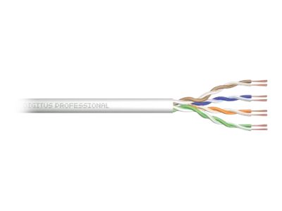 Digitus Propojovací kabel CAT 6 U-UTP, 100m, papírová krabice, AWG 26/7, LSZH, simplex,šedá DK-1613-P-1