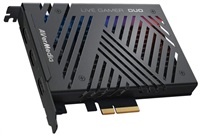 AVer media Live Gamer DUO GC570D, duální střihová karta, PCI-E, 2x HDMI, Full HD, 2160p, MPEG 4, RGB podsvícení 61GC570D00A5