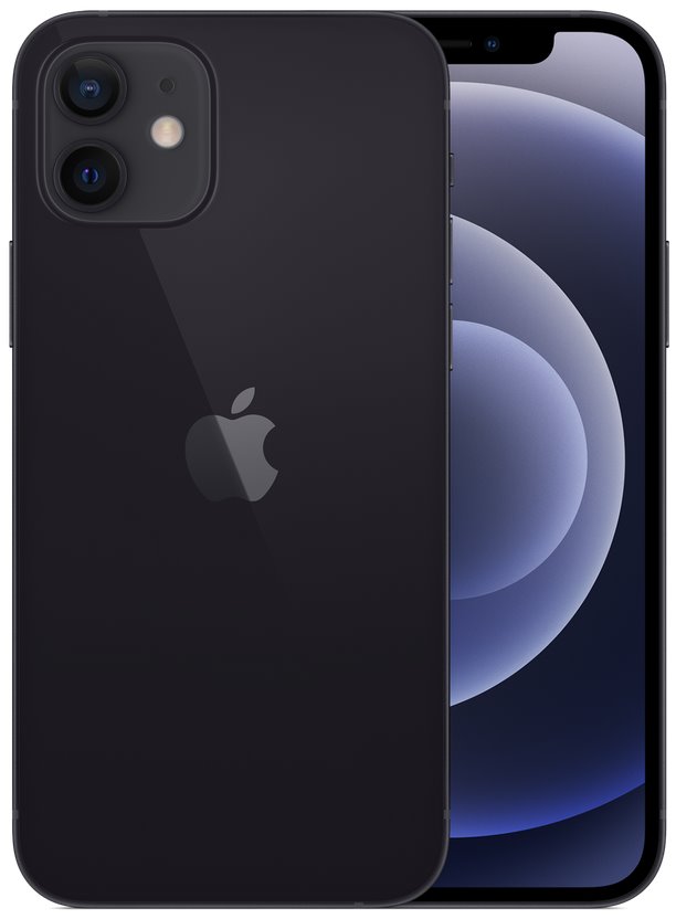 Telefony - Apple iPhone 12 64GB Black MGJ53CN/A