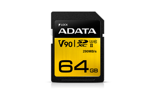 AData SDXC 64GB UHS-II U3 (290/260MB) ASDX64GUII3CL10-C