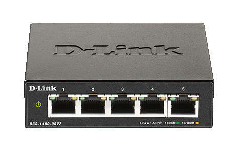 D-link DGS-1100-05V2, Easy Smart Switch 10/100/1000 DGS-1100-05V2/E
