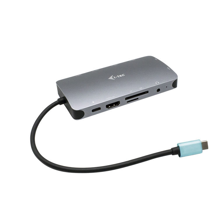I-Tec USB-C Metal Nano Dock HDMI/VGA with LAN + Power Delivery 100 W C31NANODOCKVGAPD