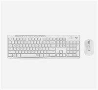 Logitech Silent Wireless Combo MK295, bezdrátová klávesnice+myš, US, Off-White 920-009824