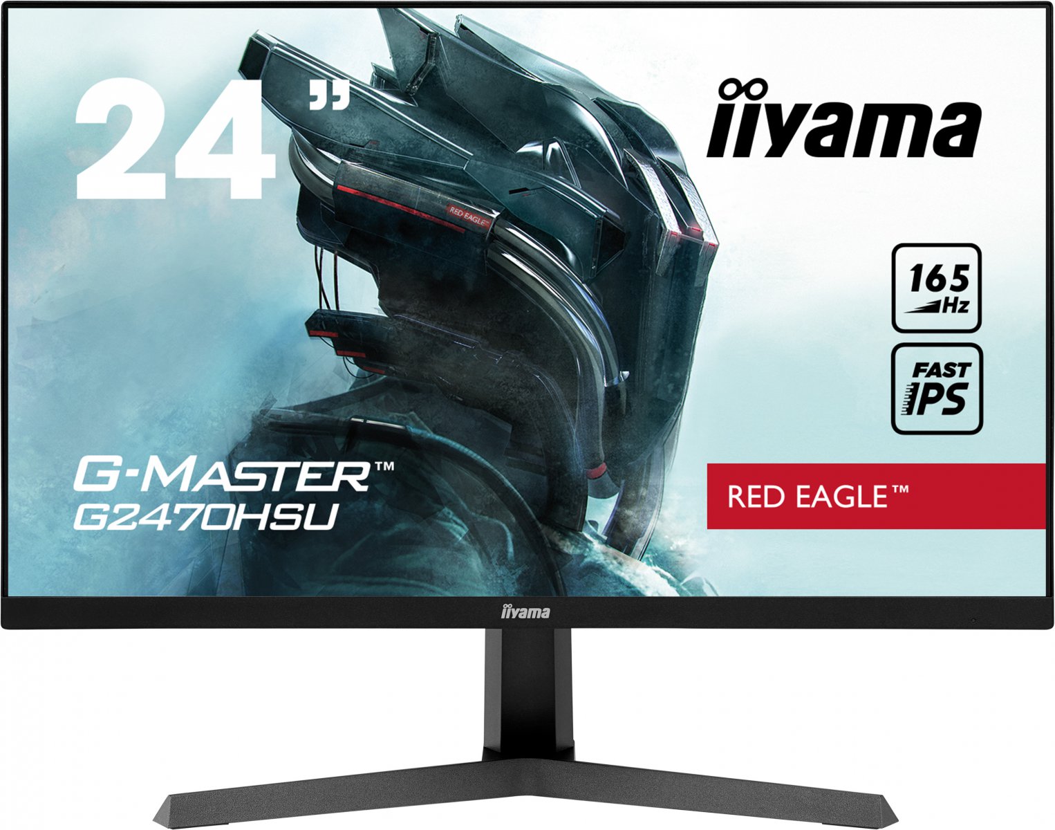 Iiyama 24" G-Master G2470HSU-B1, IPS,FullHD 165Hz,0.8ms,HDMI,DP,USB,FreeSync,černý