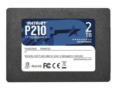 Patriot P210 128GB, SATA3 2.5inch SSD P210S128G25