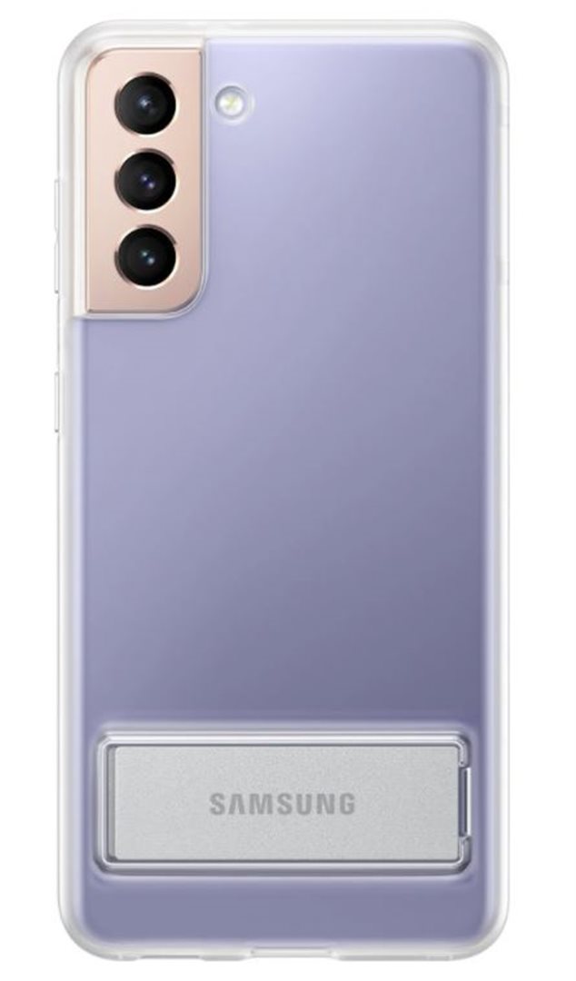 Samsung Průhledný zadní kryt se stojánkem pro S21+ Ultra Transparent EF-JG996CTEGWW