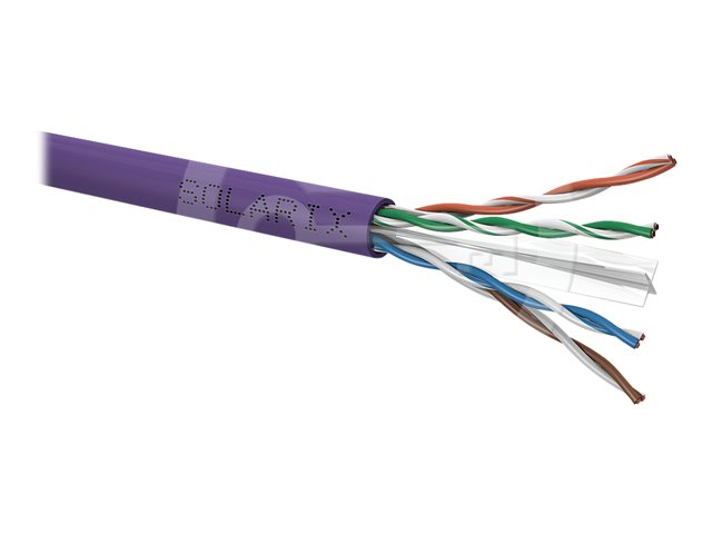 SOLARIX SXKD-6-UTP-LSOH-305 Solarix Instalační kabel CAT6 UTP LSOH drát 305m/box 26100021