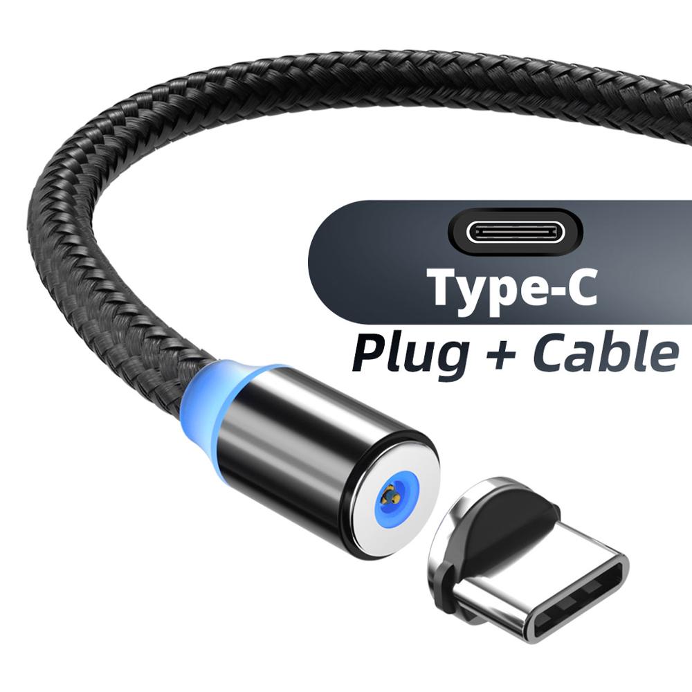 Magnetický USB-A USB-C kabel, nabíjecí 1m