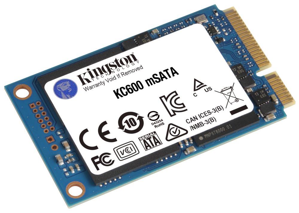 Kingston KC600 1024GB SATA3 mSATA SSD SKC600MS/1024G