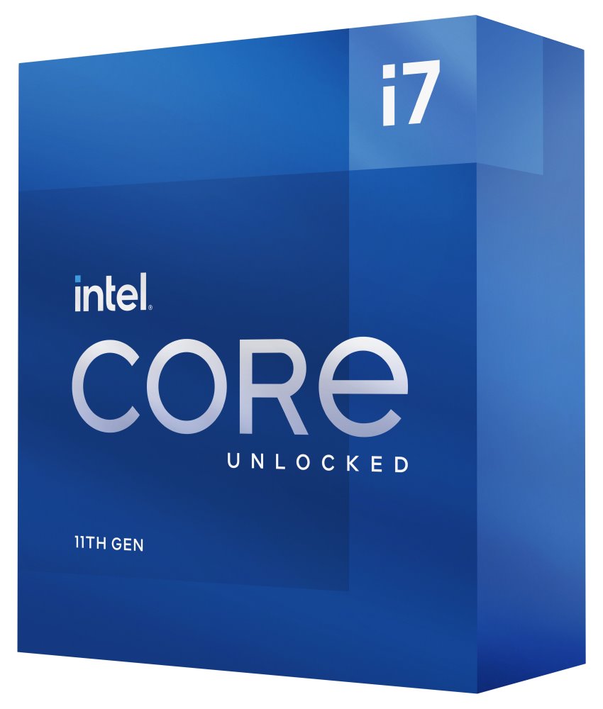 Intel Core i7-11700K, Rocket Lake, LGA1200, max. 5,0GHz, 8C, 16T, 16MB, 125W TDP, BOX bez chladiče BX8070811700K
