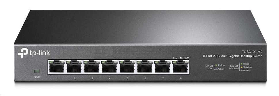 TP-Link 8-Port 2.5G Multi-Gigabit Desktop Switch TL-SG108-M2