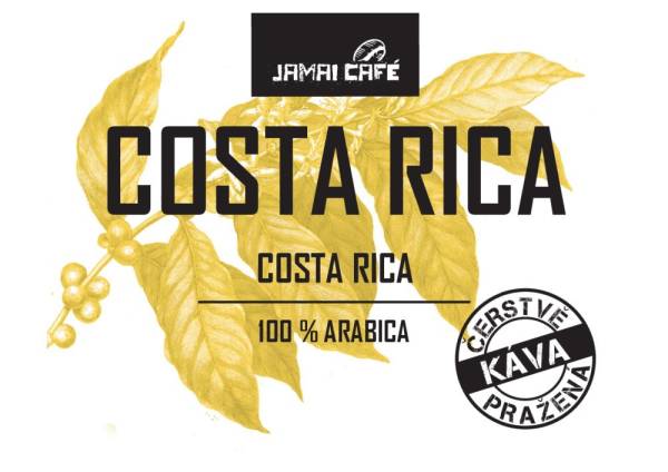 Jamai Café Pražená zrnková káva - Costa Rica (1000g) KOSTARIKA SHB 1000