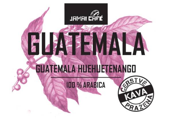 Jamai Café Pražená zrnková káva - Guatemala Huehuetenango (1000g) GUATEMALA HUEHUETENANGO 1000