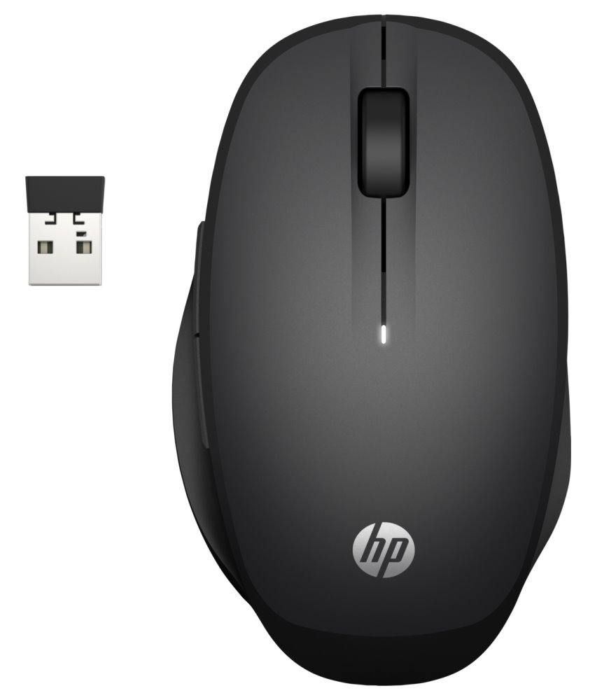 HP 300 Dual Mode Black Mouse 6CR71AA