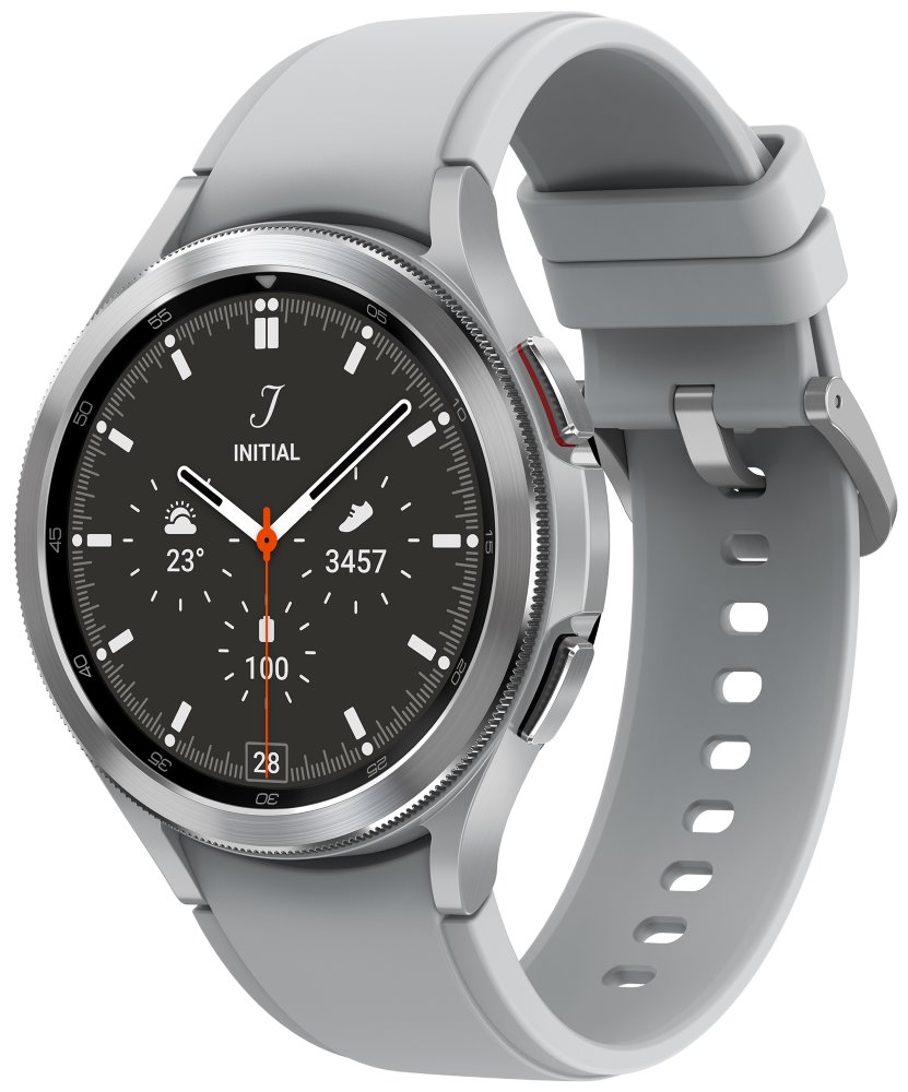 Samsung Galaxy Watch 4 Classic (46 mm), stříbrná SM-R890NZSAEUE