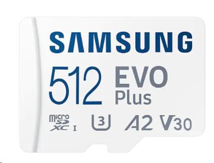 Samsung micro SDXC 512 GB EVO Plus+SD adaptér MB-MC512KA/EU