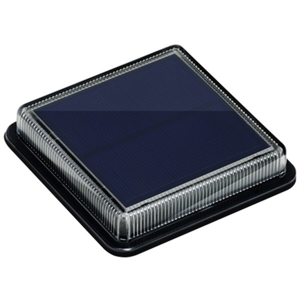Immax venkovní solární LED osvětlení TERRACE, 1,5W, 30lm, IP68, 110x110x22mm, černá 08445L