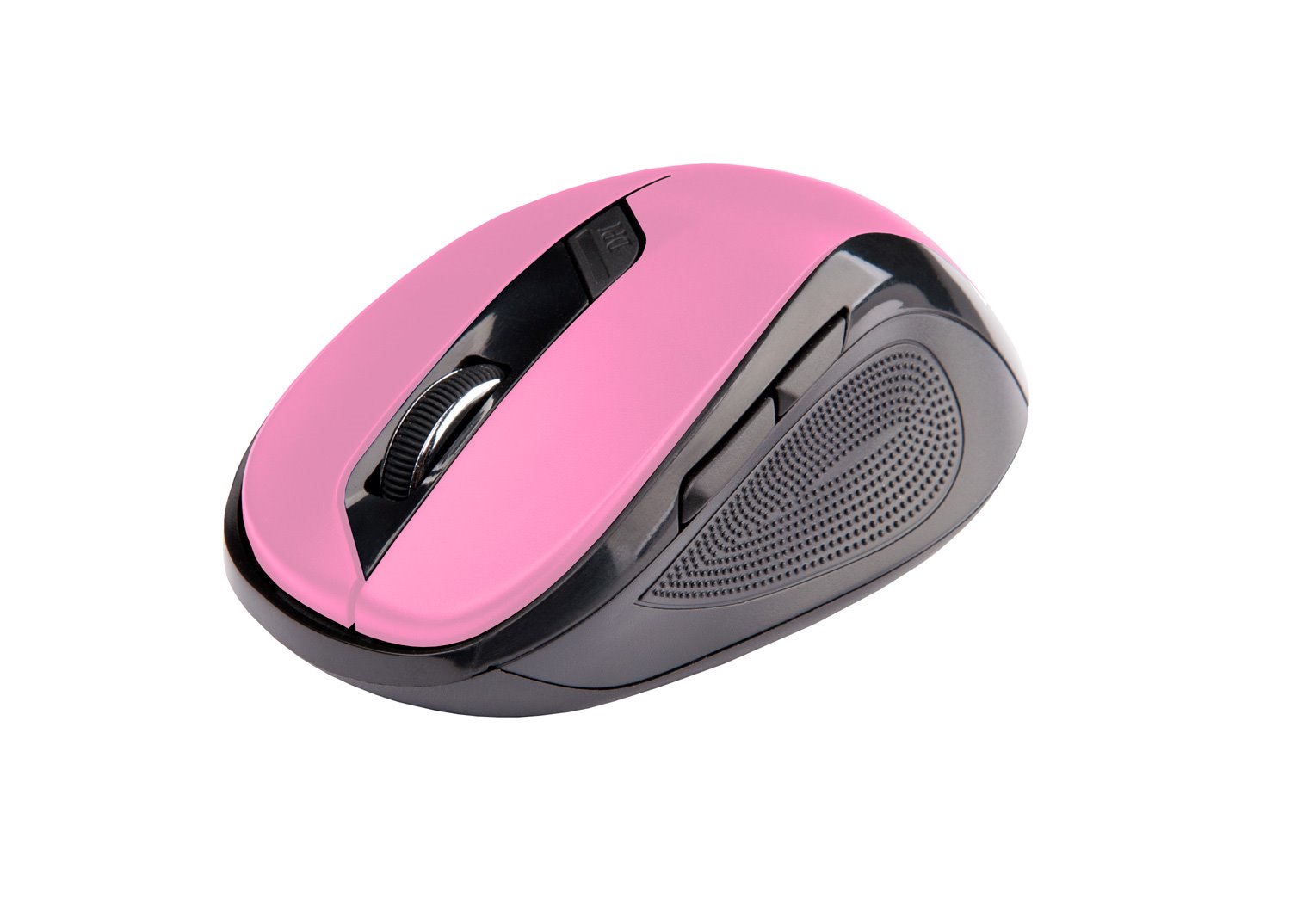 C-Tech Myš WLM-02P, černo-růžová, bezdrátová, 1600DPI, 6 tlačítek, USB nano receiver