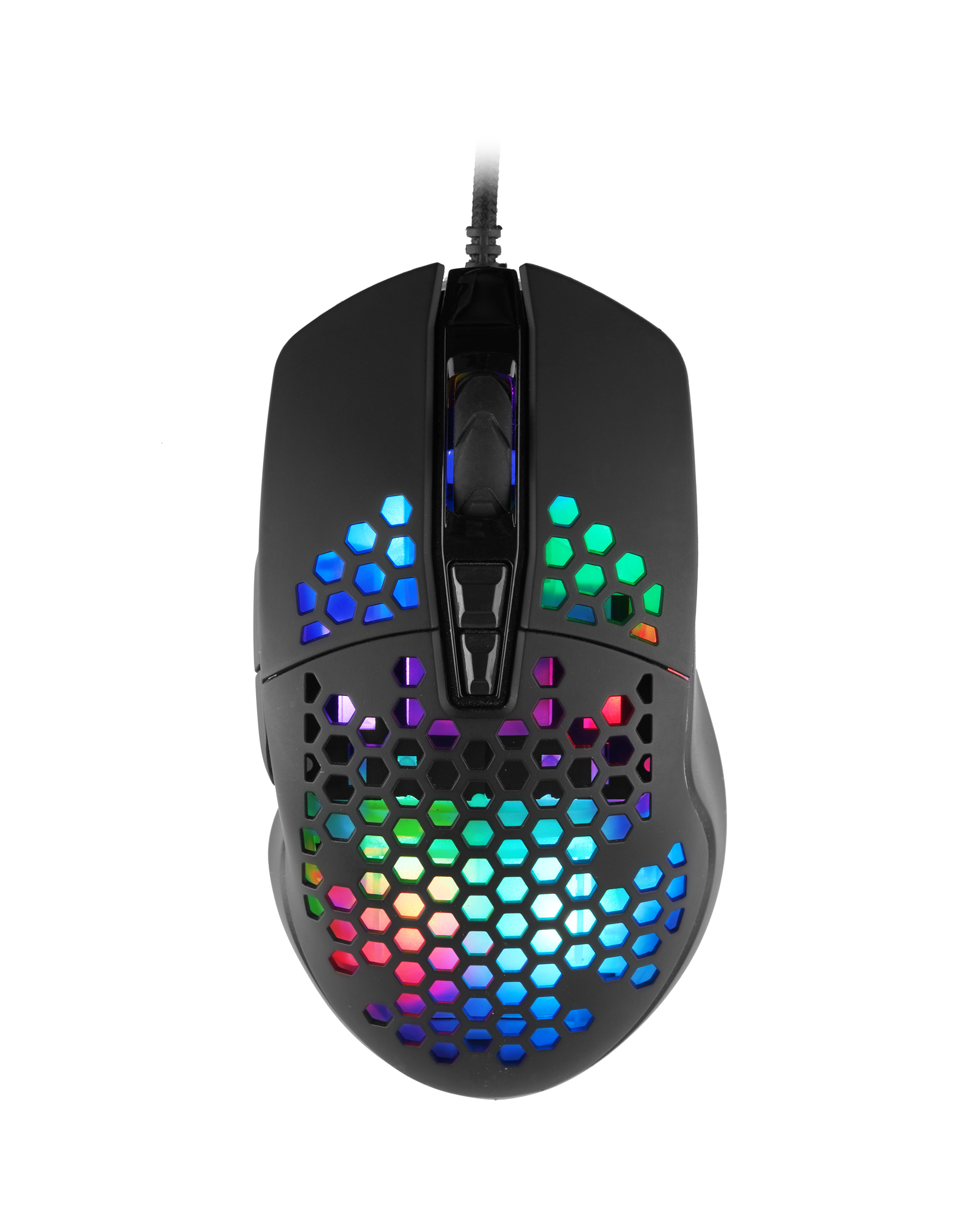 C-Tech Herní myš Scarab, casual gaming, 7200 DPI, RGB podsvícení, USB GM-18