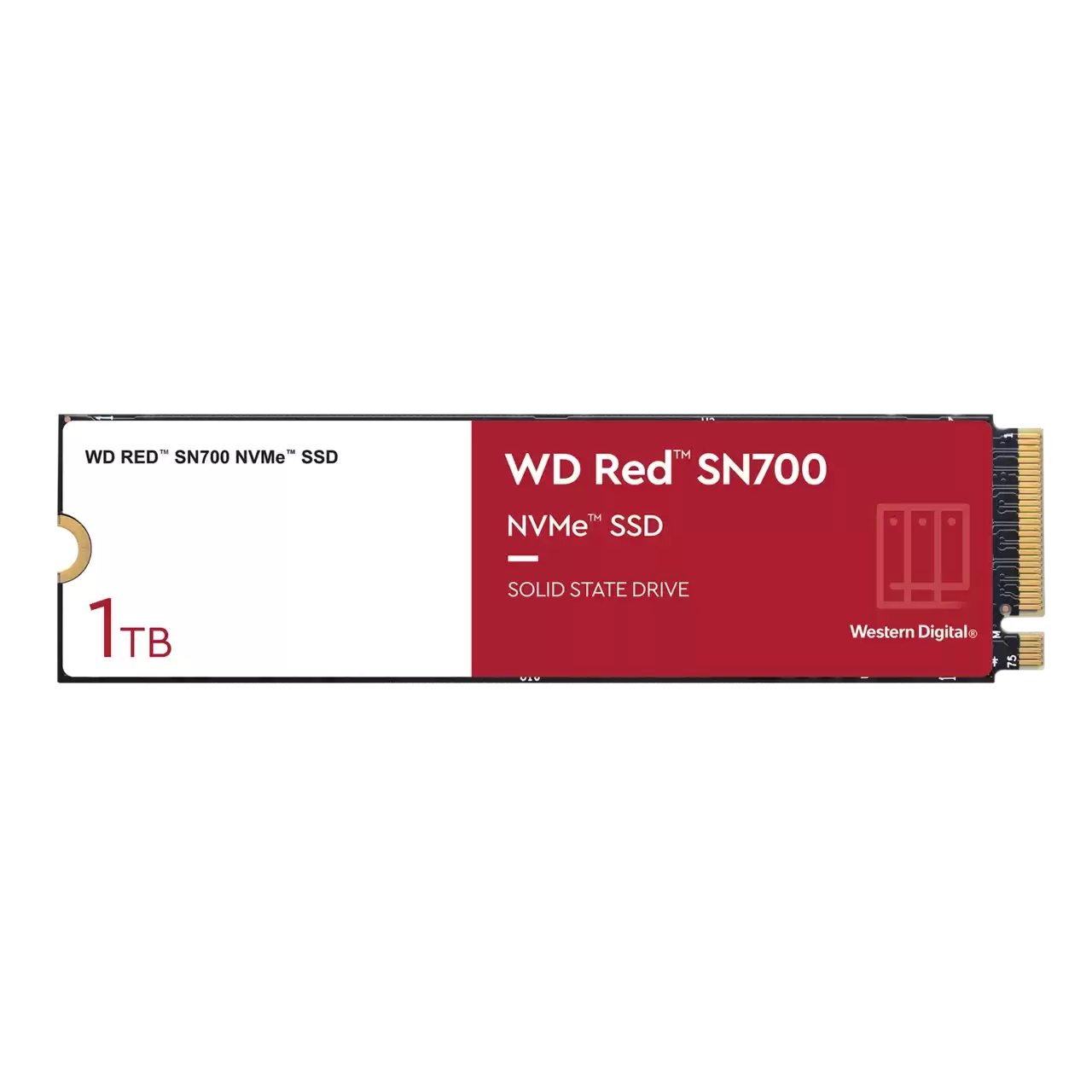 WD SSD 1TB Red SN700, NVMe M.2 PCIe Gen3 2280 WDS100T1R0C