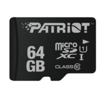 PATRIOT 64GB microSDHC Class10 bez adaptéru PSF64GMDC10