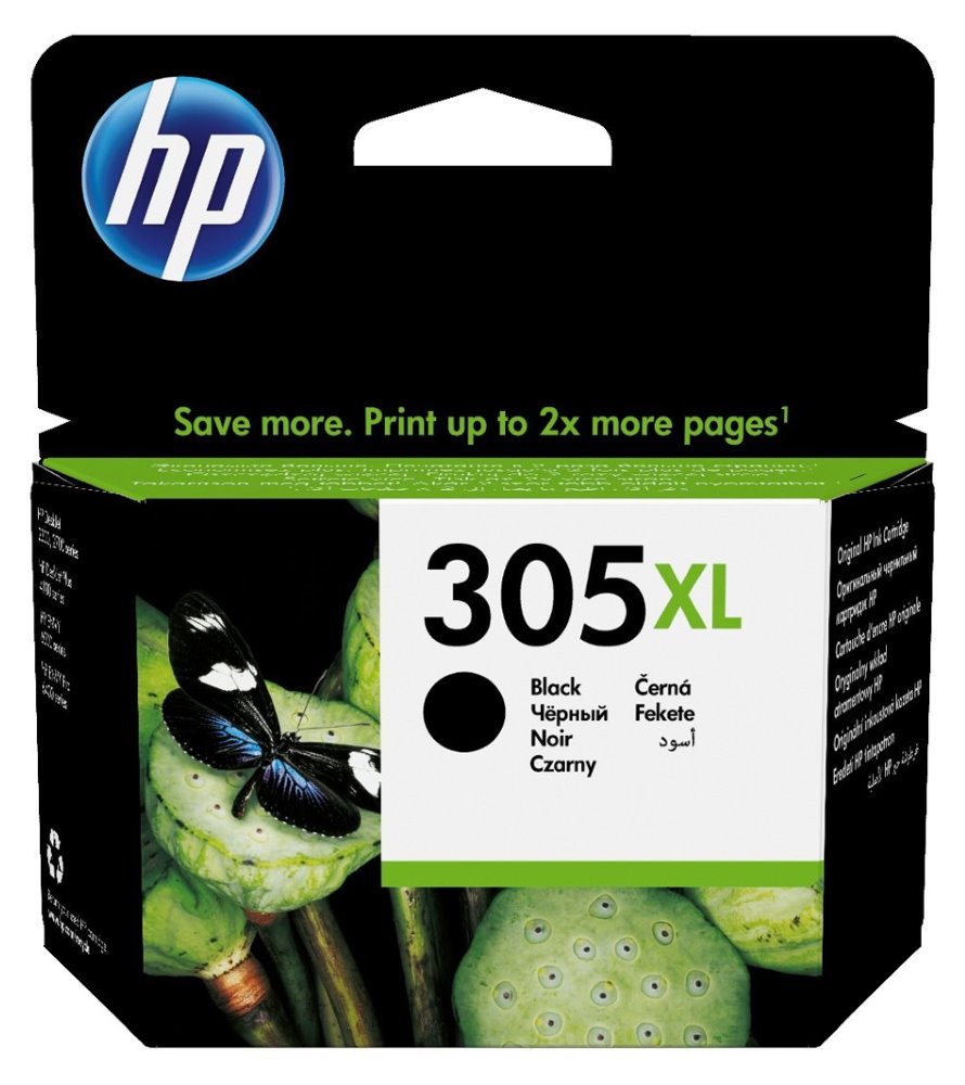 HP 305XL černa inkoustová kazeta 3YM62AE