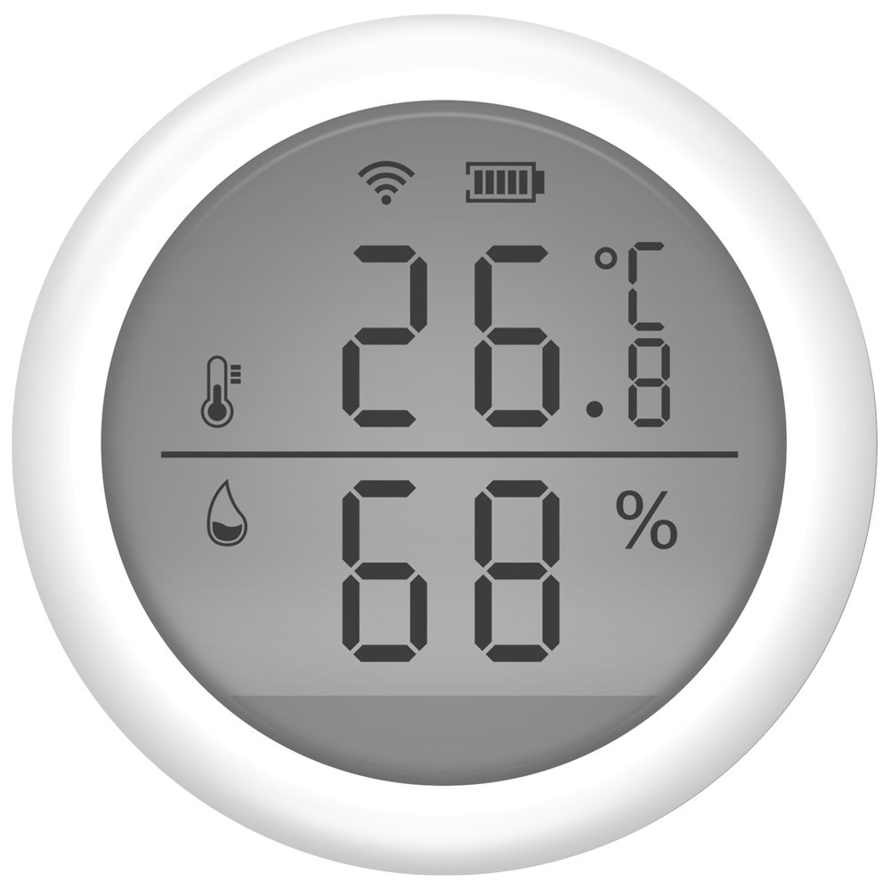 Umax chytrý senzor teploty a vlhkosti U-Smart Temperature and Humidity Sensor, Wi-Fi, Android, iOS, CZ app, bílý UB914