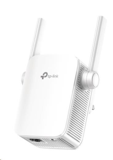TP-Link RE205, AC750 WiFi Range Extender Wall Plugged 2ext.antennas 802.11ac/a/b/g/n 1x 10/100Mbps