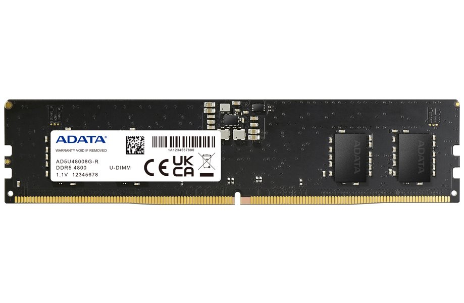 AData Premier 8GB DDR5 4800MHz, DIMM, CL40, 1,1V, Černá AD5U48008G-R