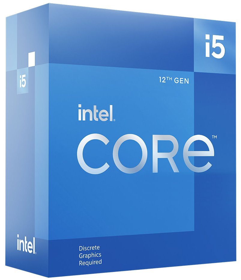 Intel Core i5-12400F, Alder Lake, LGA1700, max. 4,4GHz, 6C/12T, 18MB, 65W TDP, BOX vč. chladiče BX8071512400F