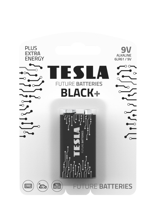 Tesla - baterie 9V BLACK+, 1ks, 6LR61 1099137273