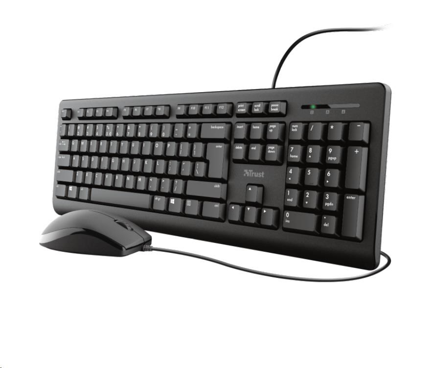 Trust PRIMO KEYBOARD AND MOUSE SET CZ/SK 23992