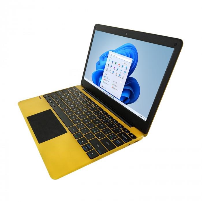 Umax 12WRx Yellow Lehký, kompaktní a cenově dostupný 11,6" notebook s SSD slotem a Windows 11 Pro UMM230223