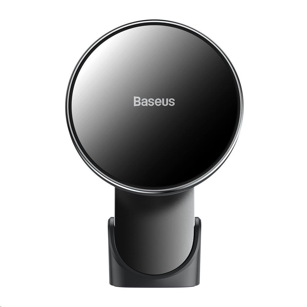 Baseus Big Energy držák s bezdrátovým nabíjením 15W černá (kompatibilní s Apple iPhone 12 Series) 6953156206861