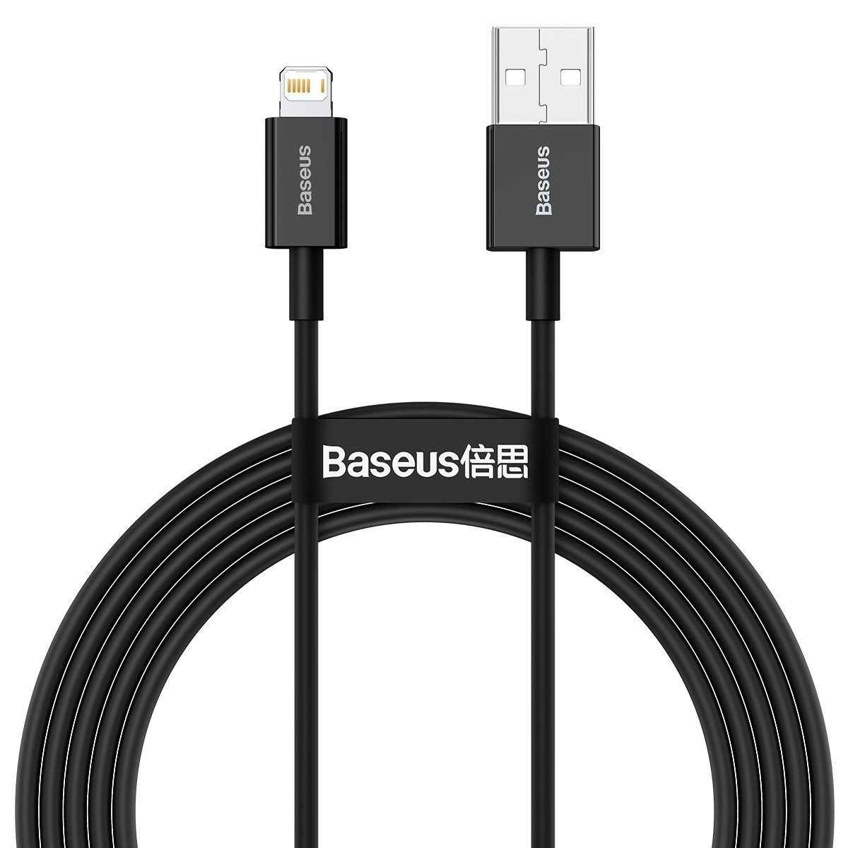 Baseus Superior Series rychlonabíjecí kabel USB/Lightning 2.4A 1m černá 6953156205406