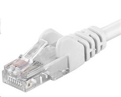 Premiumcord Patch kabel UTP RJ45-RJ45 level 5e 1m bílá SPUTP01W