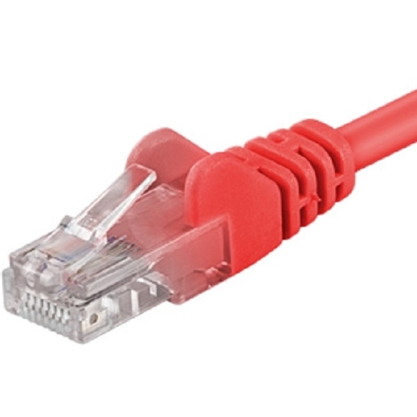 Premiumcord Patch kabel UTP RJ45-RJ45 level CAT6, 3m,červená SP6UTP030R