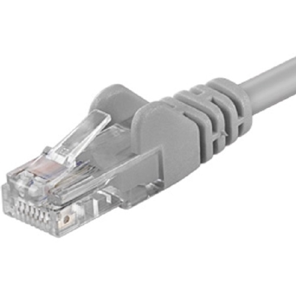 Premiumcord Patch kabel UTP RJ45-RJ45 CAT6 10m šedá SP6UTP10