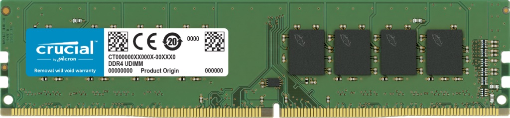Crucial 16GB DDR4 UDIMM 3200MHz CL22 1.2V CT16G4DFRA32A