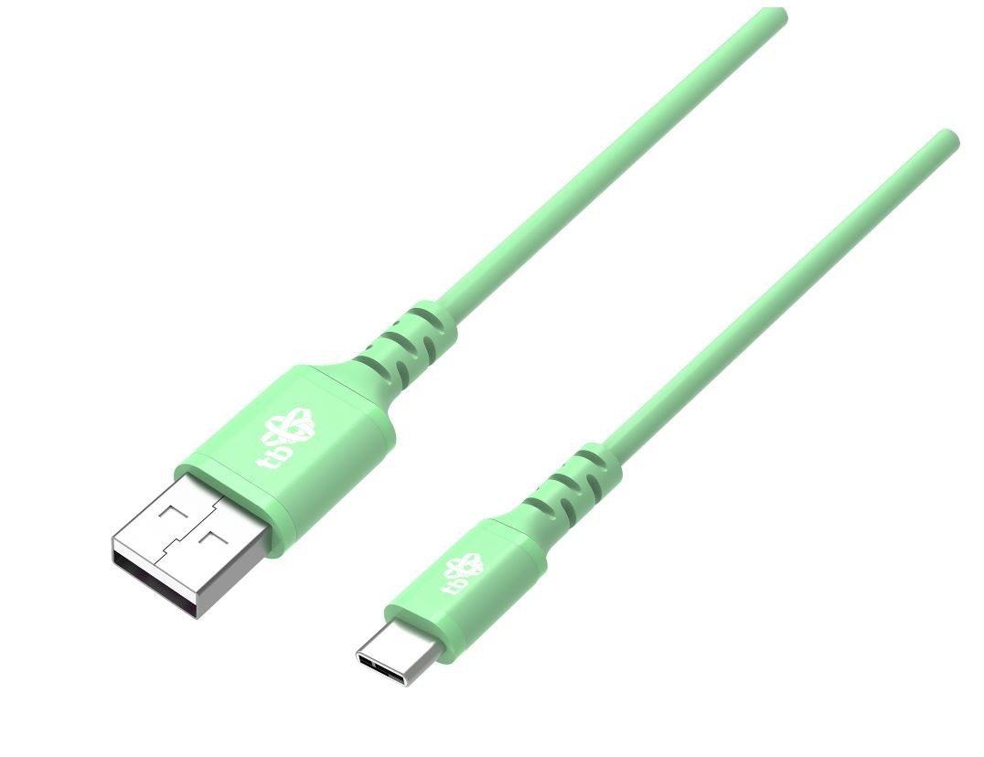 TB Kabel USB-C 2m, zelený AKTBXKUCMISI20Z