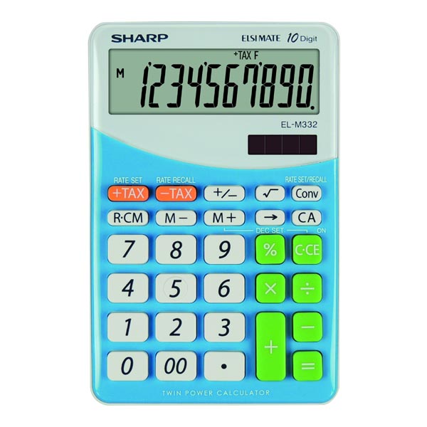 Sharp kalkulačka - EL-M332BBL - modrá ELM332BBL